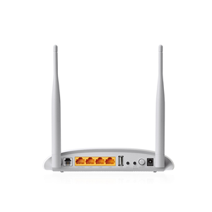 MODEM ROUTER ADSL2+ WIRELESS N 300MBPS 4*ETHERNET 1*USB 1*WAN TP-LINK TD-W9970