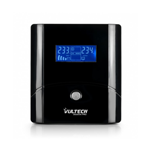UPS 2000VA GRUPPO DI CONTINUITÀ VULTECH UPS2000VA-PRO LINE INTERACTIVE CON LCD