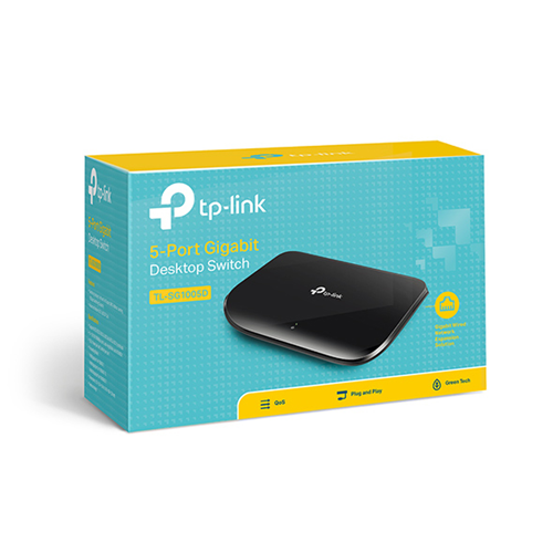 SWITCH DESKTOP 5 PORTE GIGABIT 10/100/1000MBPS TP-LINK TL-SG1005D