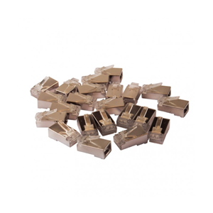 PLUG CONNETTORI SCHERMATI RJ45 FTP VULTECH 50 PZ. 8P8C (SN21404)