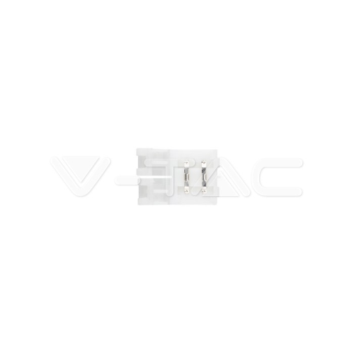 CONNETTORE CONSECUTIVO PER STRISCE LED MONOCOLORE 3528 CLIP 2 PIN - SKU 3503