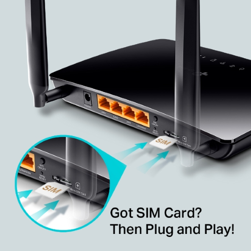 MODEM ROUTER 4G LTE WI-FI AC750 TP-LINK ARCHER MR200