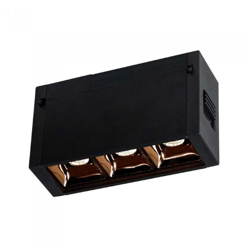 V-TAC PRO VT-4143 MAGNETIC LINEAR SPOTLIGHT FARETTO LED MAGNETICO 3W NERO CRI=90 30° - COLORE BIANCO CALDO - SKU 7960