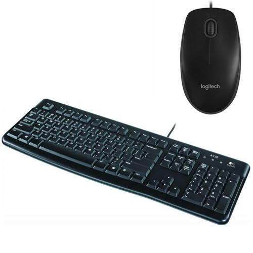 TASTIERA LOGITECH K120 BUSINESS + MOUSE B100