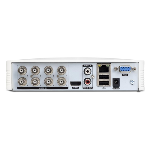 UVR 5IN1 IBRIDO 8CH ANALOG.+ 2 DIGIT. VULTECH VS-UVR5008EVO-BS2 HDMI P2P CLOUD 1 HD 2MPX LITE H265 SUPPORTA AOC
