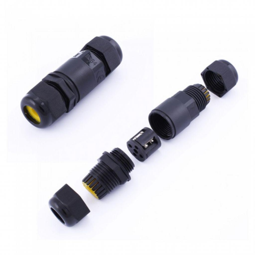 V-TAC VT-868 SCATOLA DI DERIVAZIONE CON 2 TERMINALI - COLORE NERO - SKU 5977