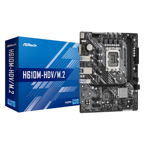 SCHEDA MADRE INTEL SKT. 1700 ASROCK H610M-HDV/M.2 R2.0  (DDR4)