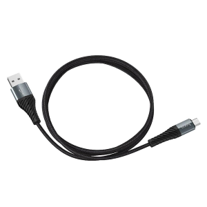 HOCO - CAVO DATI COOL CHARGING (X38) - USB-A A MICRO-USB, 12W, 2.4A, 1.0M - NERO