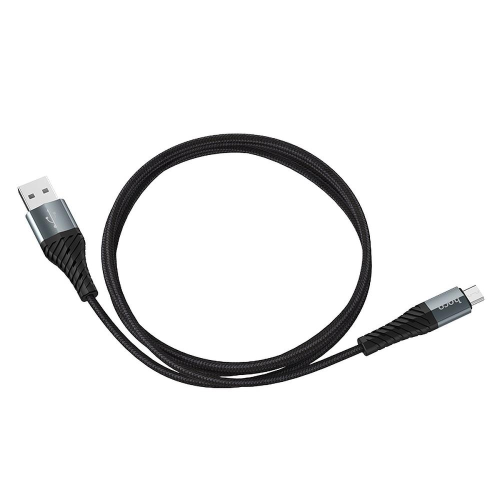 HOCO - CAVO DATI COOL CHARGING (X38) - USB-A A MICRO-USB, 12W, 2.4A, 1.0M - NERO
