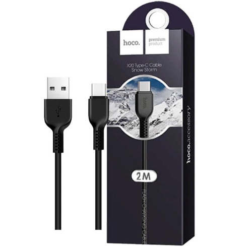 HOCO X20 CHARGING CAVO DI RICARICA M/M USB TYPE-C 1 MT. NERO