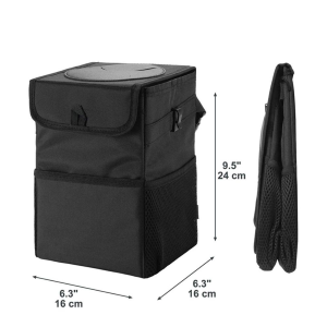 TECHSUIT - CAR ORGANIZER (CO-T3) - CESTINO AUTO PIEGHEVOLE CON TASCHE PORTAOGGETTI - NERO