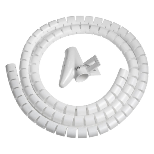 VULTECH SPIRALE COPRI CAVO 1,5 MT FLESSIBILE - BIANCO SN21505/WH