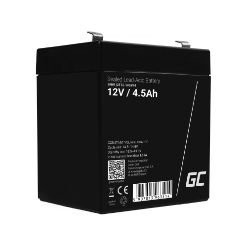 BATTERIA VRLA 12V 4.5AH GREEN CELL AGM44