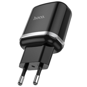 HOCO - CARICABATTERIE DA RETE 3A QC3.0 FAST CHARGE USB-A - NERO