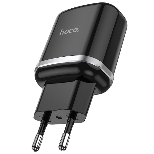 HOCO - CARICABATTERIE DA RETE 3A QC3.0 FAST CHARGE USB-A - NERO