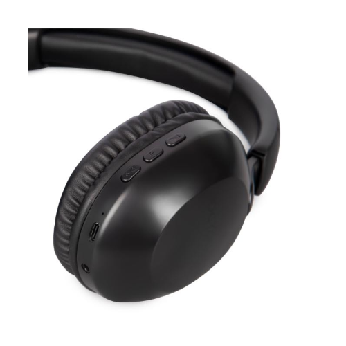 CUFFIE HEADPHONES BLUETOOTH 5.0 CON MICROFONO E CONTROLLO TRACCIA VULTECH OCTO HBT-20BK - CONNETTORE TYPE-C - BATTERIA 300MAH