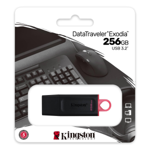 PENDRIVE 256GB USB 3.2 KINGSTON DATATRAVELER EXODIA DTX/256GB