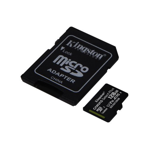 MEMORY CARD MICROSD 128GB UHS-I C10 KINGSTON CANVAS SELECT SDCS2/128GB