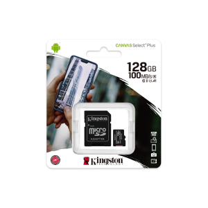 MEMORY CARD MICROSD 128GB UHS-I C10 KINGSTON CANVAS SELECT SDCS2/128GB
