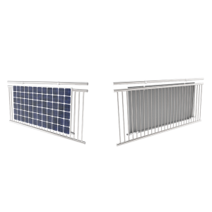 EASY SOLAR STAFFA DA BALCONE IN ALLUMINIO PER PANNELLI SOLARI ESB-001B