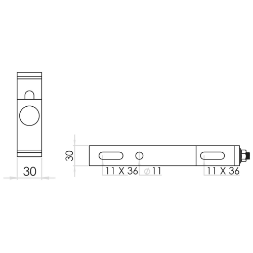 CONTACT STAFFA REGOLABILE PER ARDESIA STR0012 - SP. 5MM