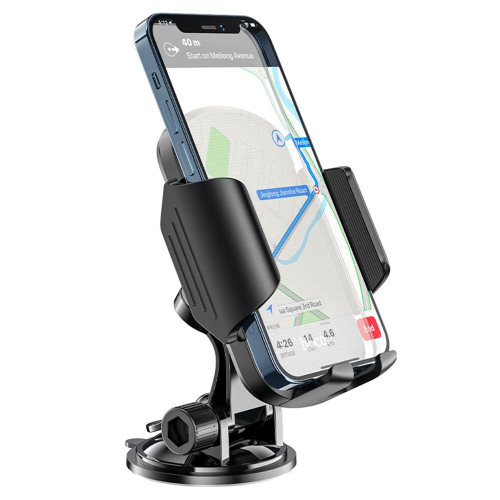 HOCO - SUPPORTO DA AUTO JUST FAST (CA82) - PER PARABREZZA E CRUSCOTTO - NERO