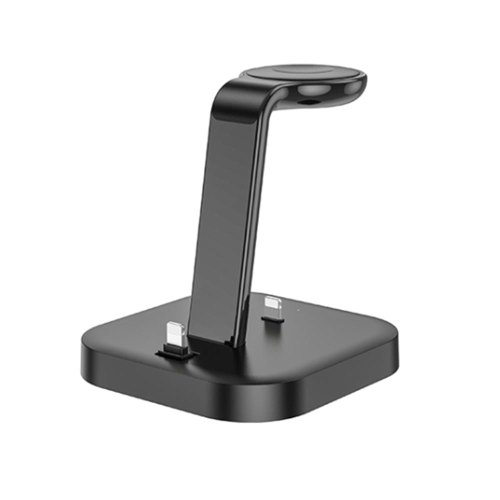 HOCO - STAZIONE DI RICARICA GRACEFUL (CW43) - PER IPHONE, APPLE WATCH, AIRPODS - NERO