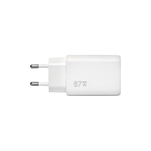 CARICATORE ADATTATORE UNIVERSALE VULTECH CC-167PDCUGWH 1 PORTA USB TYPE-C PD67 QC 3.0 GAN 67W PPS