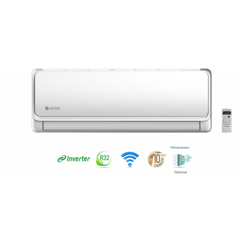 KIT CLIMATIZZATORE SENDO 24000BTU - SPLIT UNITA' INTERNA SERIE IKAROS SND-24IKSL-ID E UNITA' ESTERNA SND-24IKSL-OD
