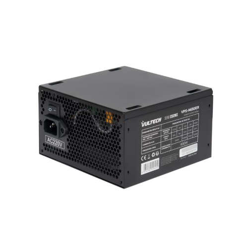 ALIMENTATORE VULTECH VPS-A650ER 650W CON VENTOLA DA 12CM TERMOREGOLATA - RETAIL SERIE ESSENCE