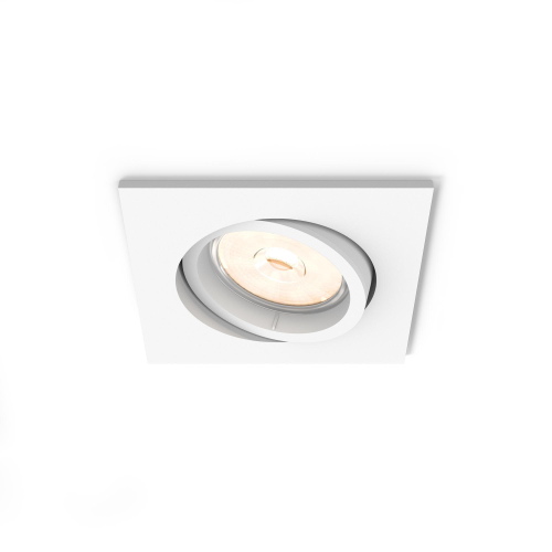 FARETTO DA INCASSO PHILIPS DONEGAL QUADRO WHITE 1xNW 230V