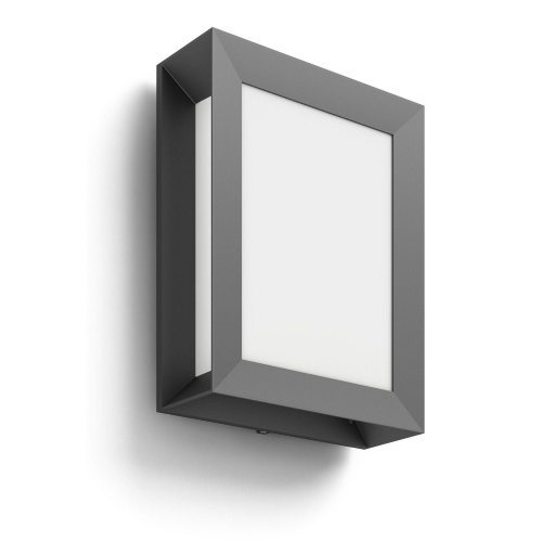 KARP LAMPADA A MURO GRIGIO SCURO IN ALLUMINIO 1 LU