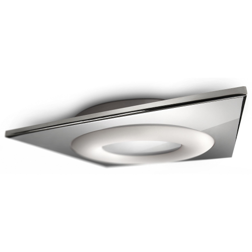 TEMPER PLAFONIERA CROMATO IN METALLO 1 LUCE