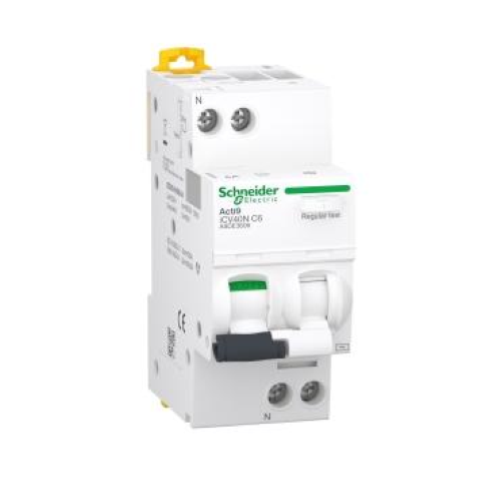 INTERRUTTORE MAGNETOTERMICO DIFFERENZIALE ICV40N 1P+N C 6A 30MA TIPO AC
