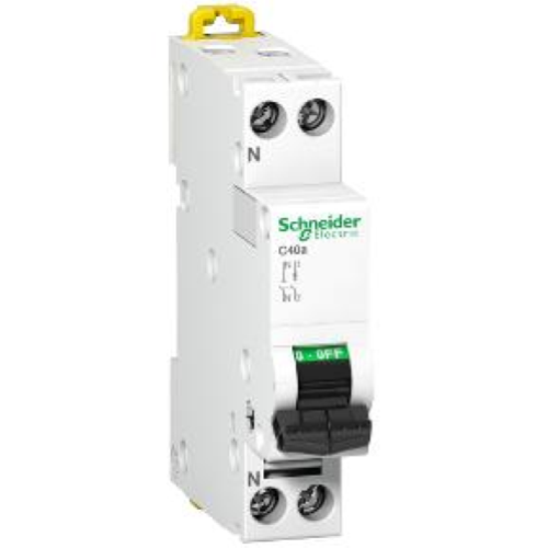INTERRUTTORE MAGNETOTERMICO C40A 1P+N C 25A 4500A