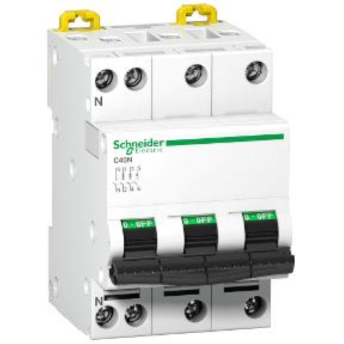 INTERRUTTORE MAGNETOTERMICO C40N 3P+N C 10A 6000A
