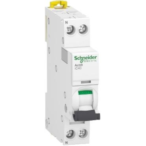 INTERRUTTORE MAGNETOTERMICO IC40N 1P+N C 6A 6000A