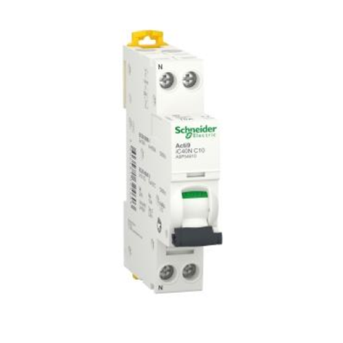 INTERRUTTORE MAGNETOTERMICO IC40N 1P+N C 10A 6000A