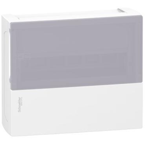 CENTRALINO RESI9 MP PARETE 12 MODULI BIANCO PORTA TRASLUCIDA