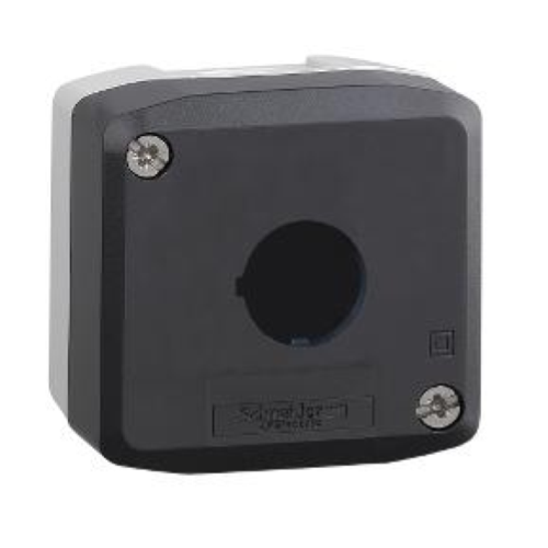 PULSANTIERA VUOTA XAL-D - PLASTICA - 1 FORO PER PULSANTERIA IN PLASTICA Ø22 HARMONY XB5, COLORE COPERCHIO GRIGIO SCURO