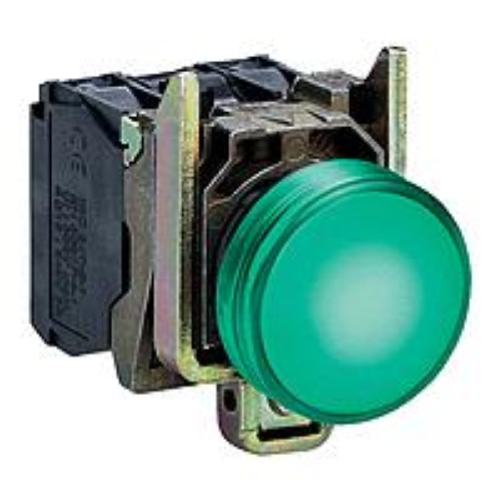 LAMPADA SPIA Ø22 - VERDE - LED UNIVERSALE- 24VAC/DC