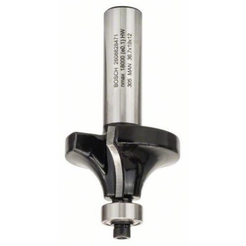 FRESA PER ARROTONDARE CON GUIDA HM 12X12X19MM
