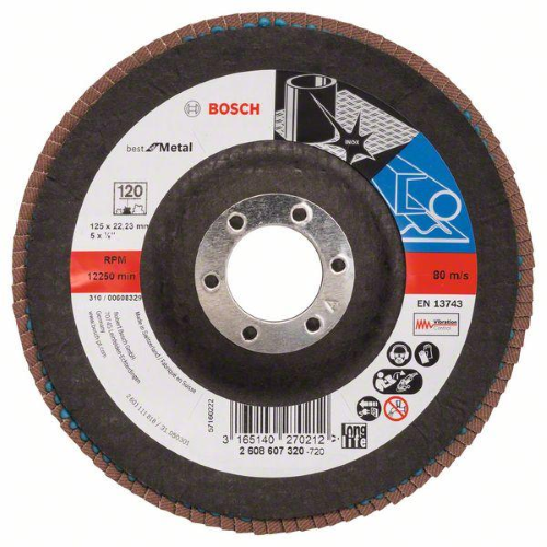 DISCO LAMELLARE BEST METAL BOMB 125MM G120