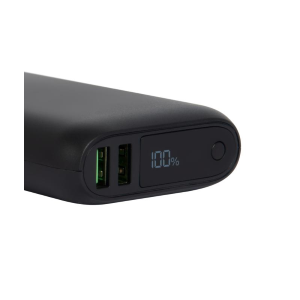 POWERBANK VPB-WP20BK CON SCHERMO LCD 20000 MAH USB E TYPE C QUICKCHARGE 3.0 NERO