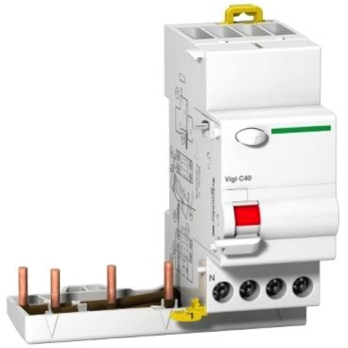 BLOCCO DIFFERENZIALE SINGOLE PARTENZE VIGI C40 3P+N 25A 300MA TIPO AC