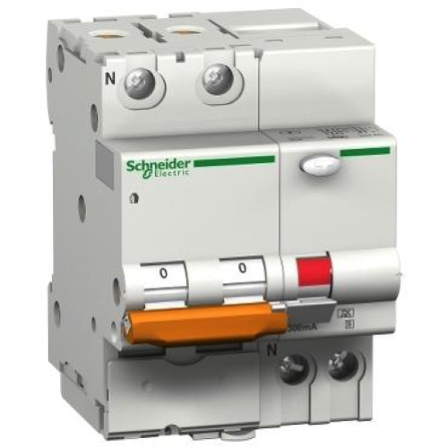 INTERRUTTORE MAGNETOTERMICO DIFF. DOMC45 1P+N C 6A 30MA TIPO AC