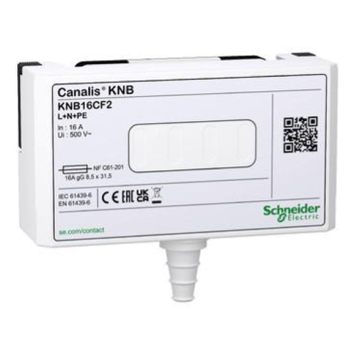 CANALIS - UNITÀ DI DERIVAZIONE PER FUSIBILE NF - 8,5 X 31,5 - 16 A - L + N + PE