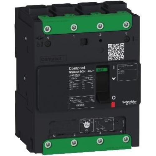 INTERRUTTORE AUTOMATICO NSXM 16 KA TM100D 4P/3R CONNETTORE EVERLINK