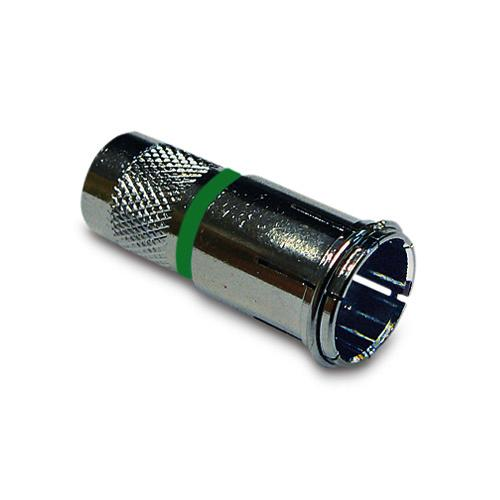 CFR60B CONNETTORE DI TIPO F RAPIDO CON FISSAGGIO DEL CAVO DA 6 MM AD AVVITARE