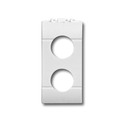 BT-LIG2 ADATTATORE PER LA SERIE CIVILE BTICINO LIGHT ® DI COLORE GHIACCIO CON 2 FORI PER LE PRESE DEMISCELATE A 2 USCITE (PDM)